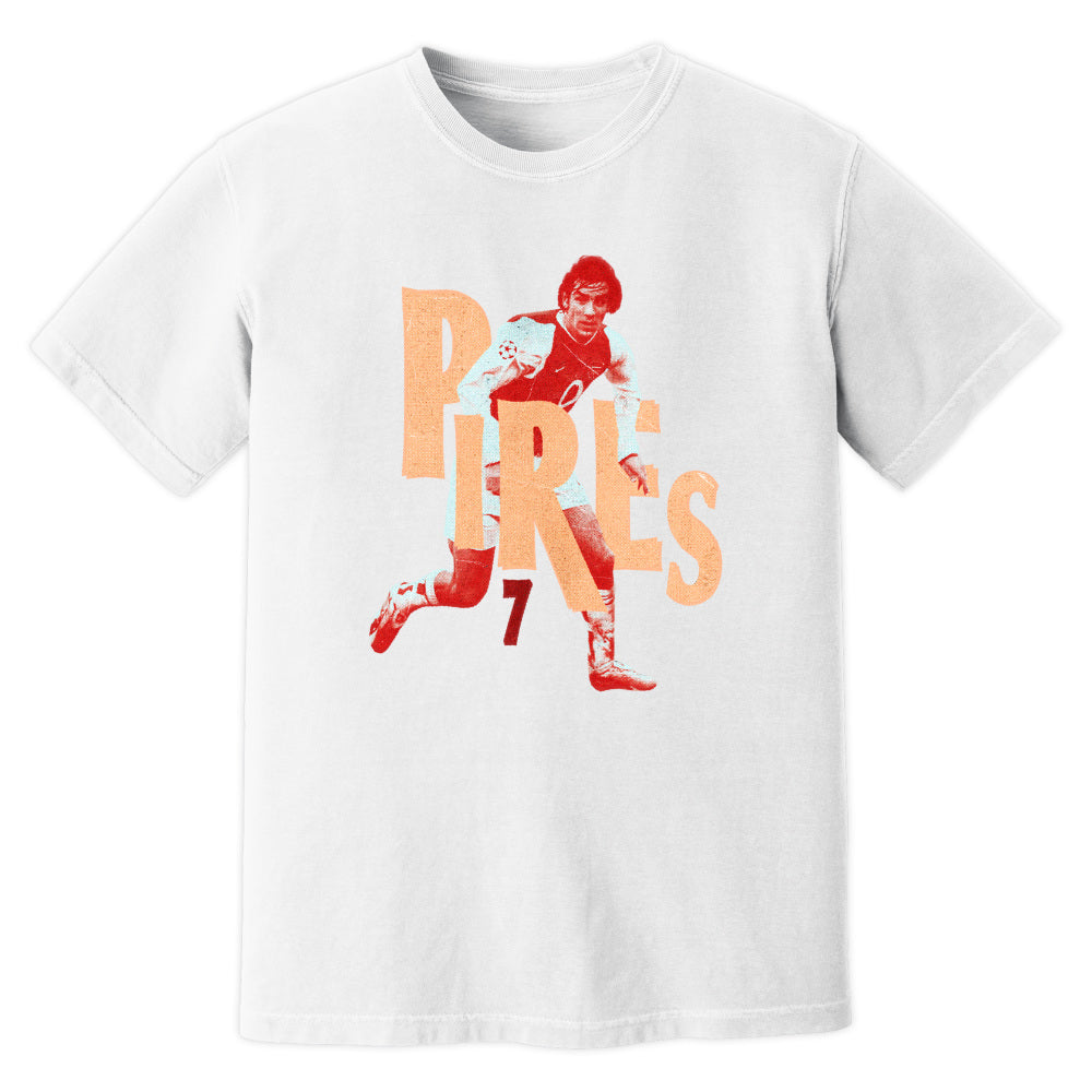Robert Pires Arsenal Premier League Legend T-Shirt (White)_0