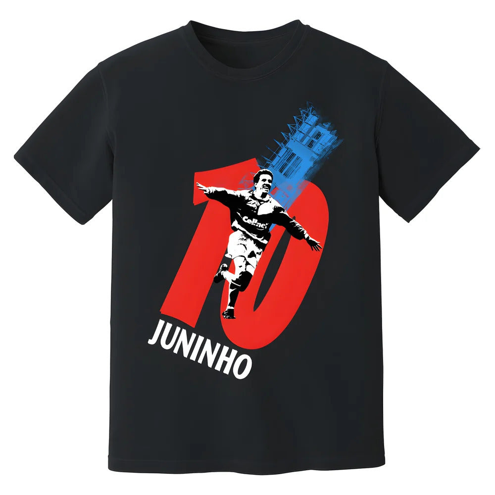 Juninho Middlesbrough Premier League Legend T-Shirt (Black)_0