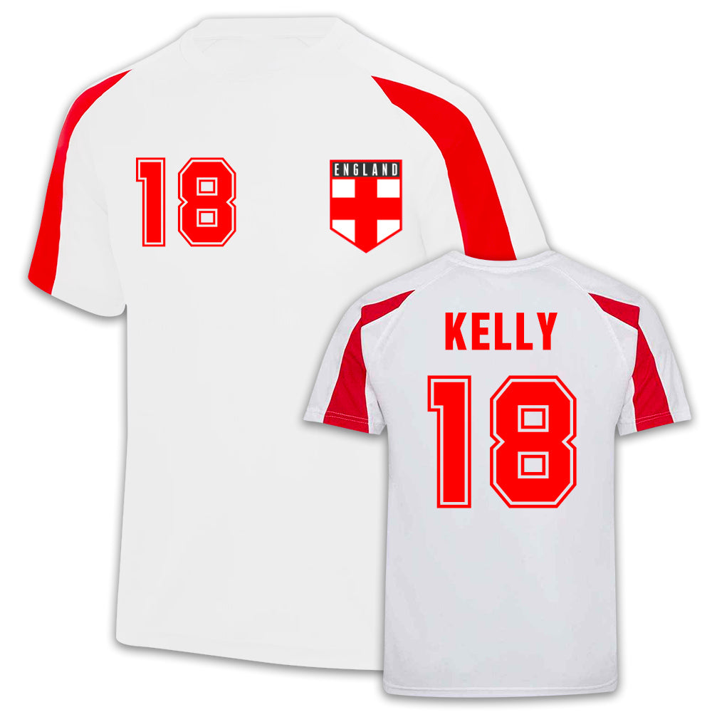 England Women Sports Training Jersey (Chloe Kelly 18)_1