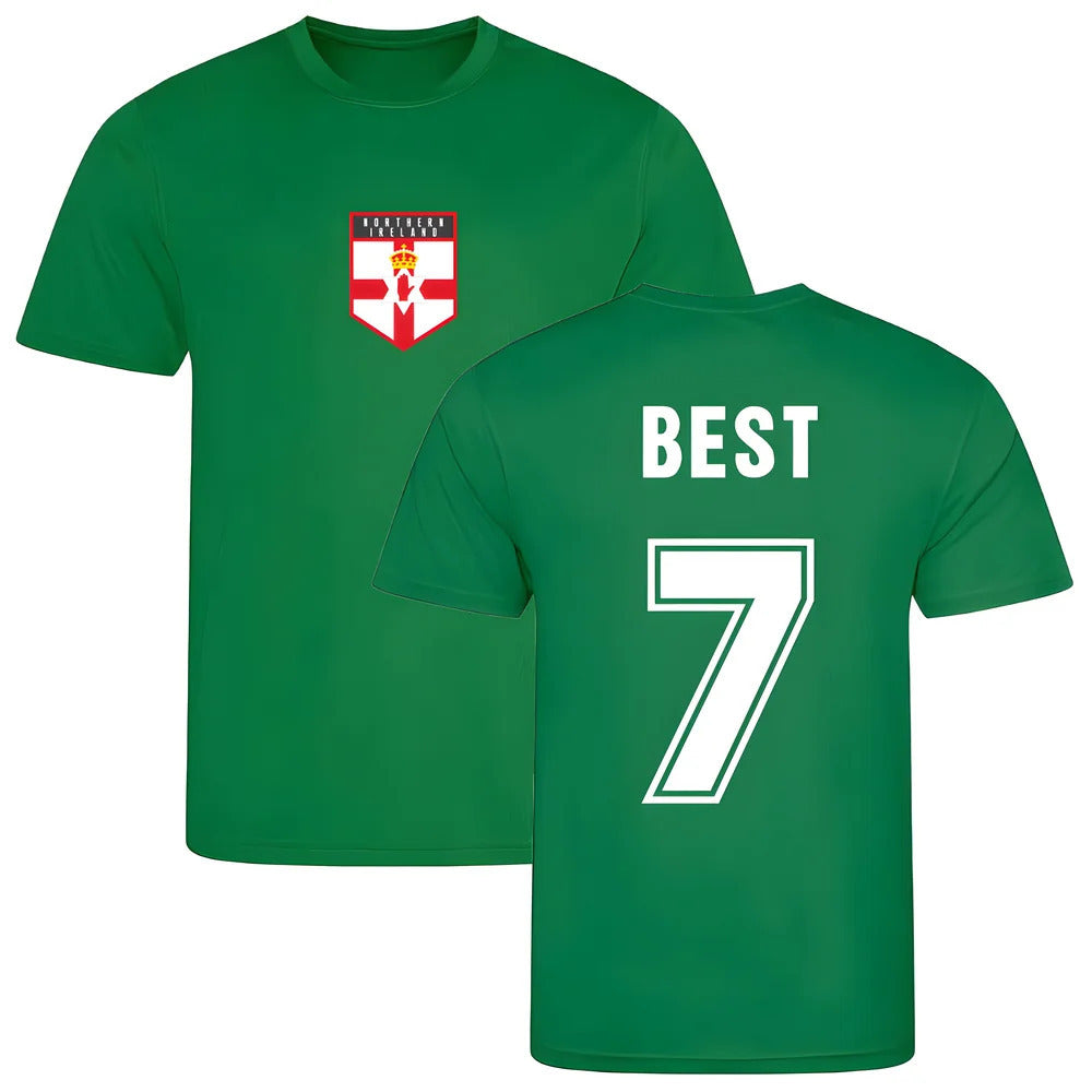 Best Northern Ireland Training Jersey (Green)_0