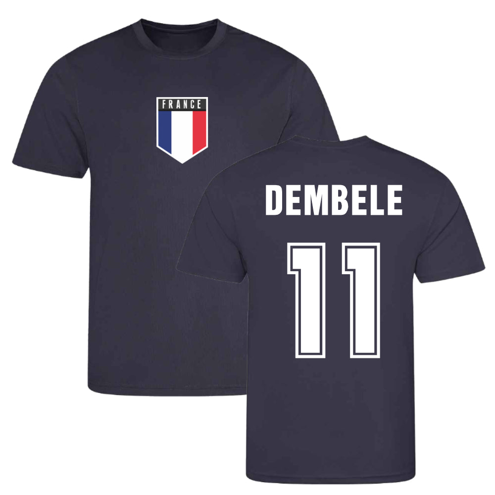 Dembele France Training Jersey (Navy)_1