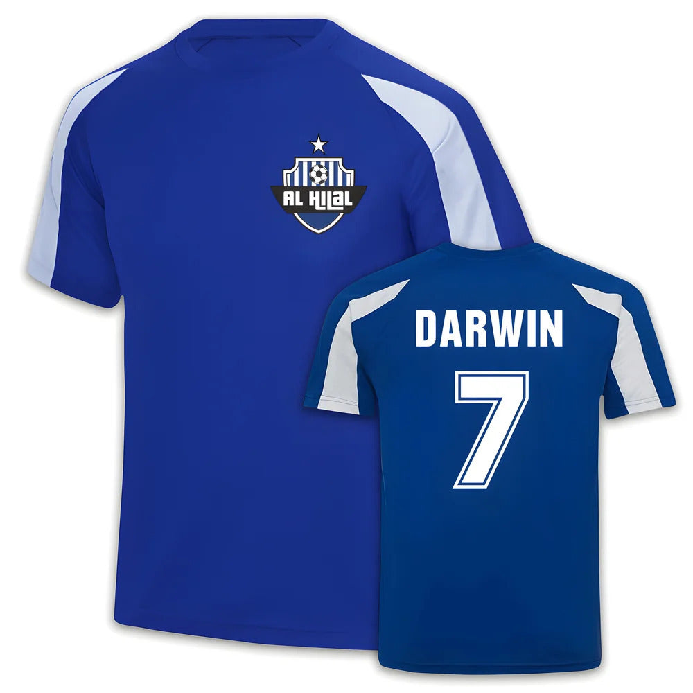 Darwin Nunez Al-Hilal Sports Training Jersey (Blue)_0