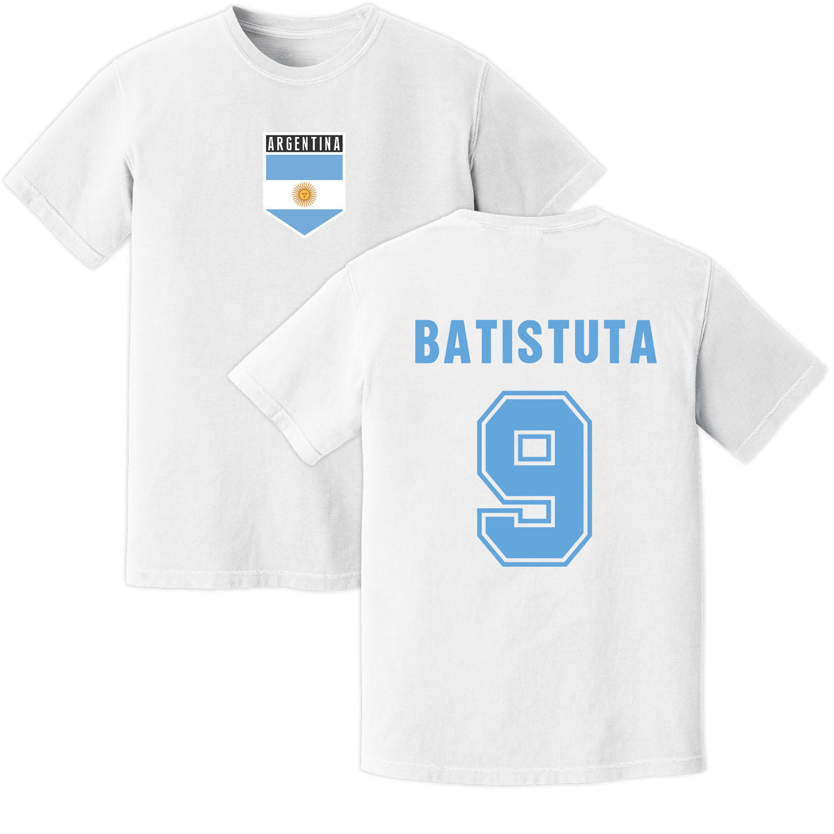 Batistuta Argentina Training Jersey (White)_0