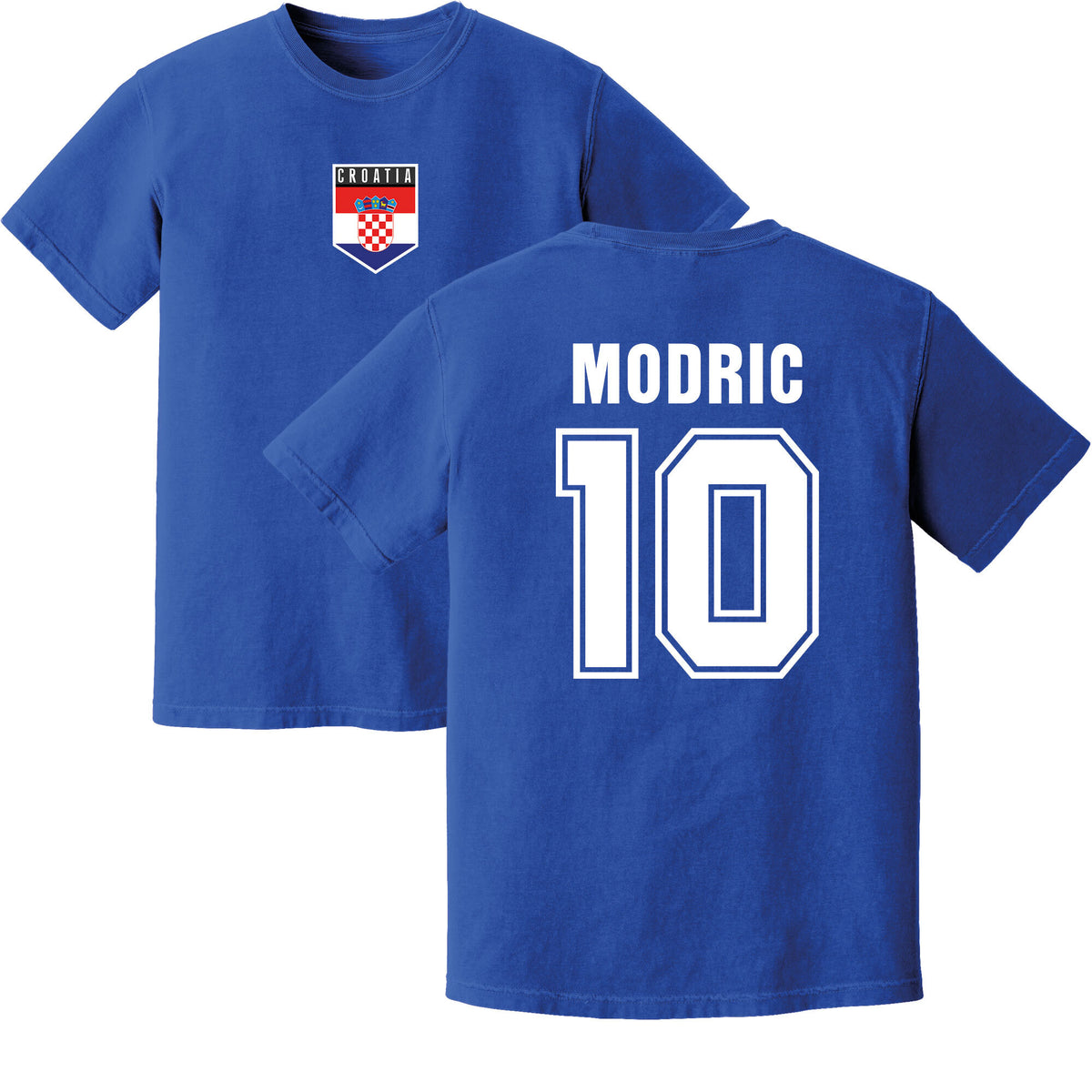 Modric Croatia Training Jersey (Blue)_0
