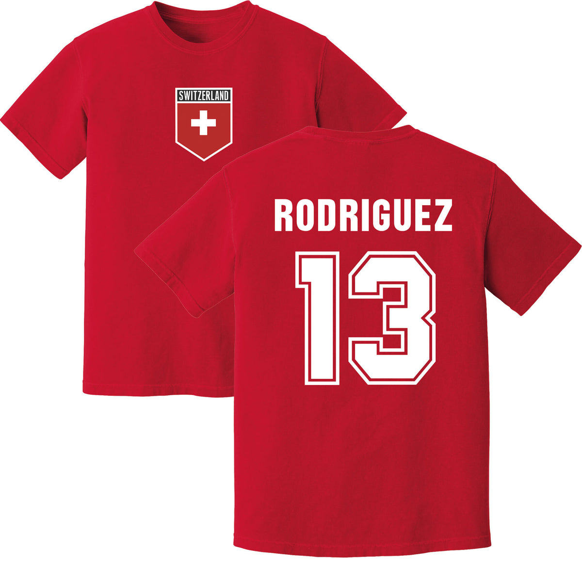 Rodriguez Switzerland Training Jersey (Red)_1