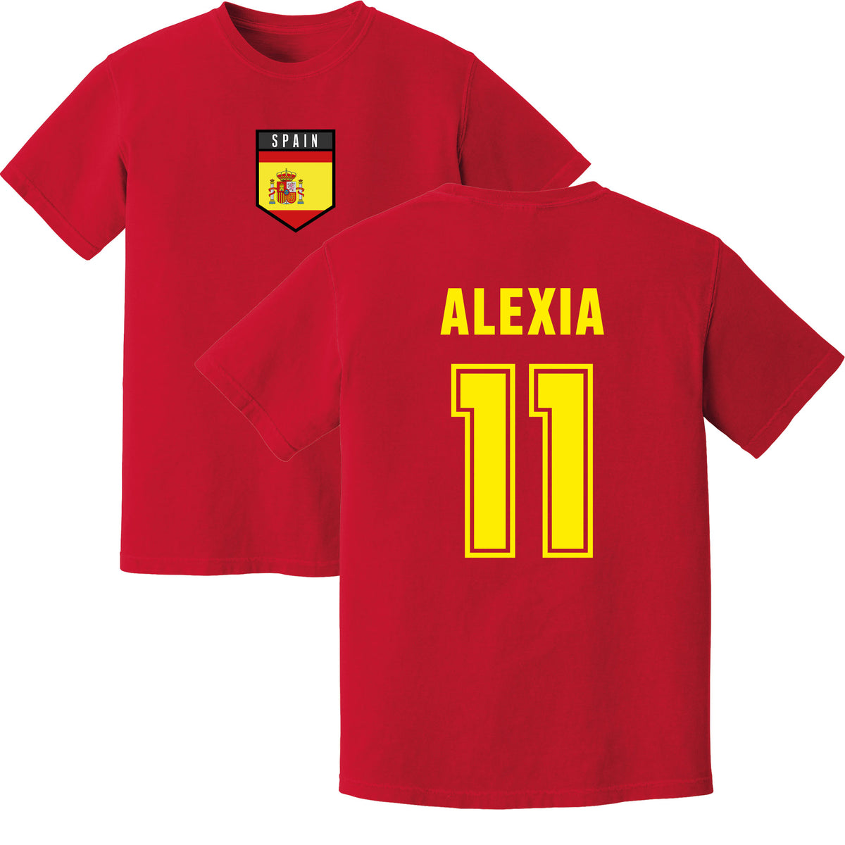 Alexia Putellas Spain Training Jersey (Red)_0