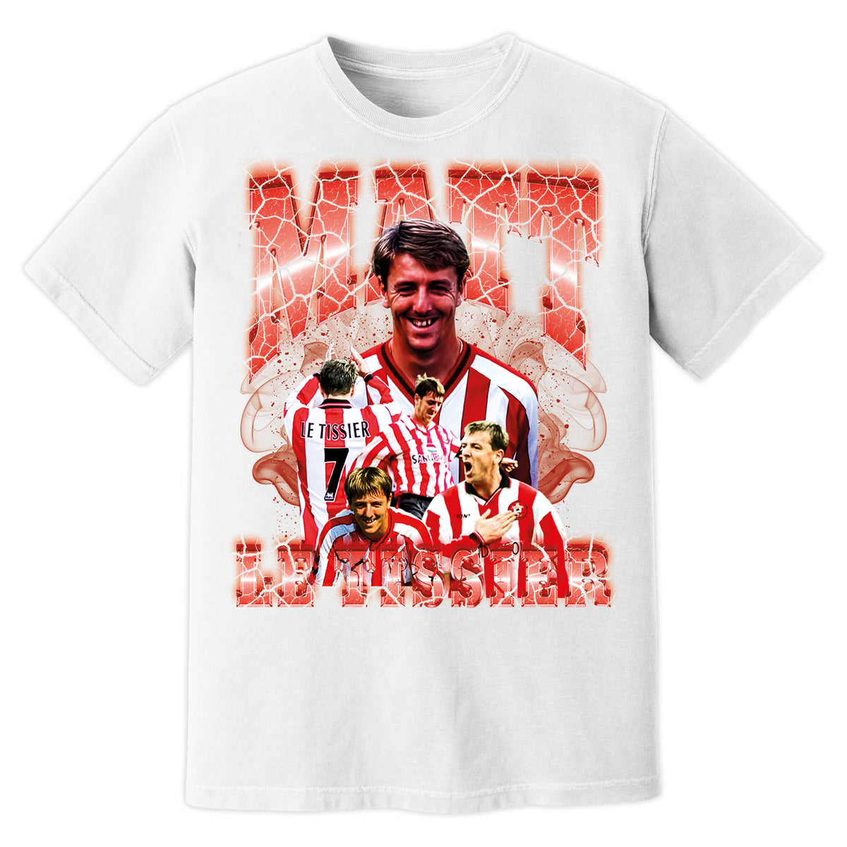 Matt Le Tissier Bootleg T-Shirt (White)_0