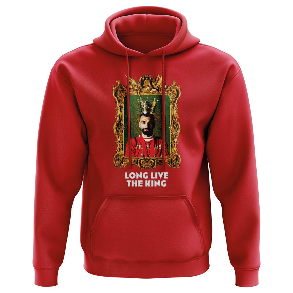 Mo Salah Long Live The King Liverpool Hoody (Red)_0
