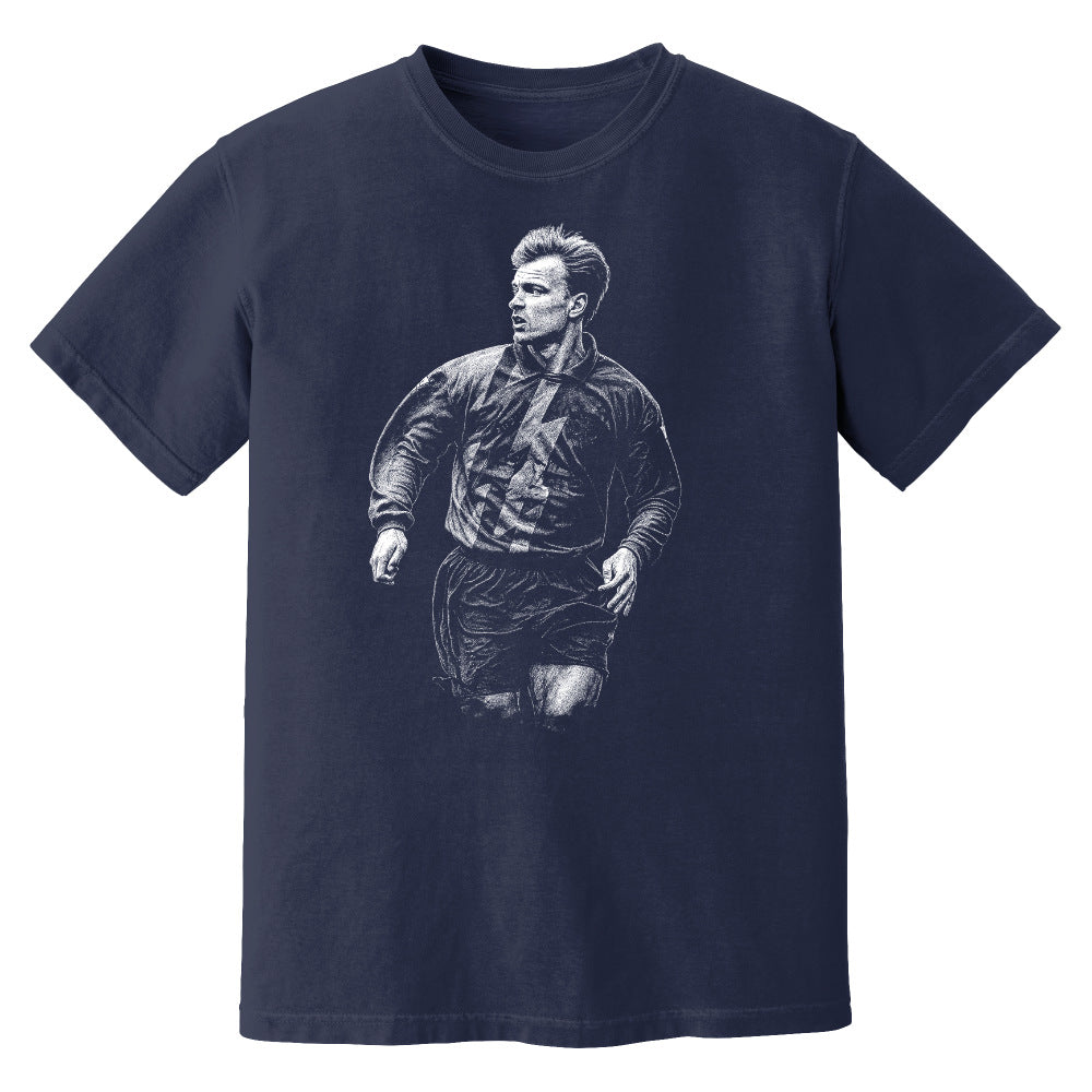 Bergkamp Arsenal 1995-1996 Phantom Graphic Tee - Navy_0