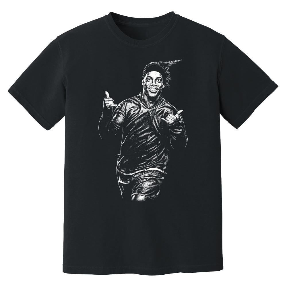 Ronaldinho Barcelona Phantom Graphic Tee - Black_0
