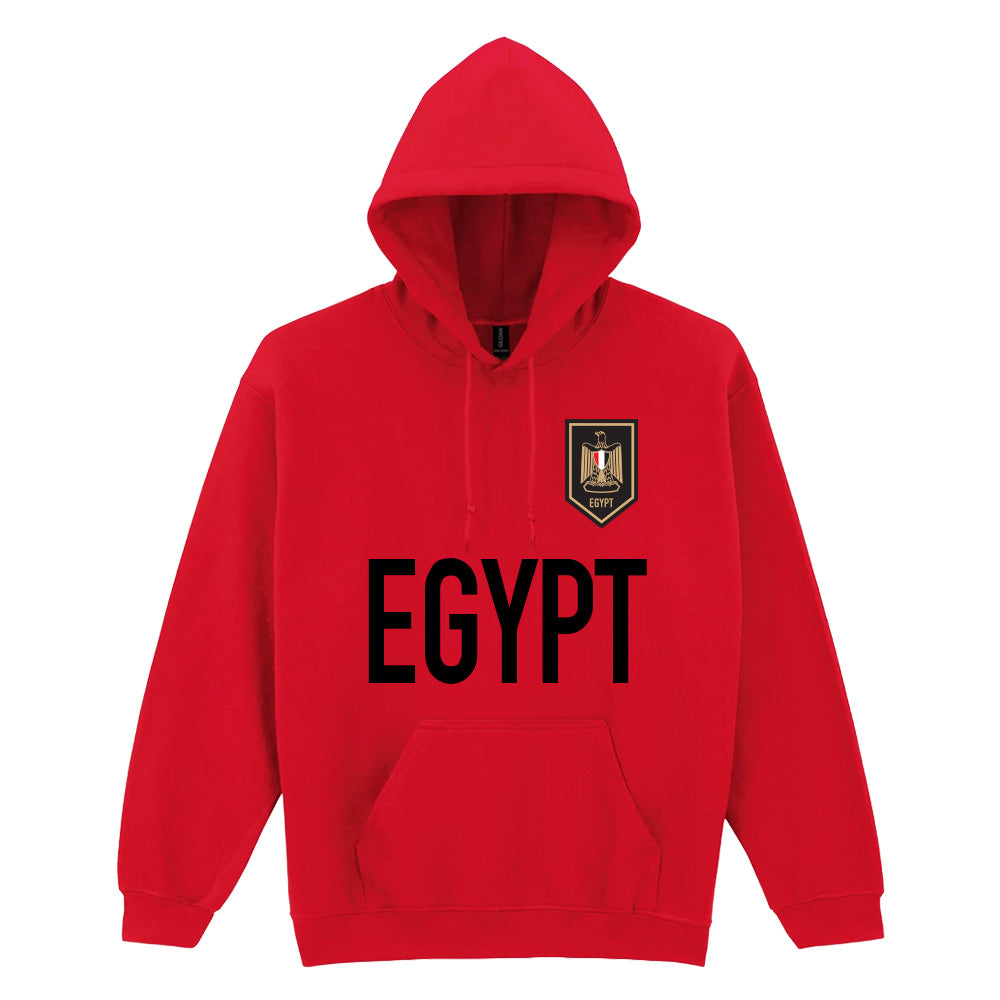 Egypt Logo & Text Hoody (Red)_0