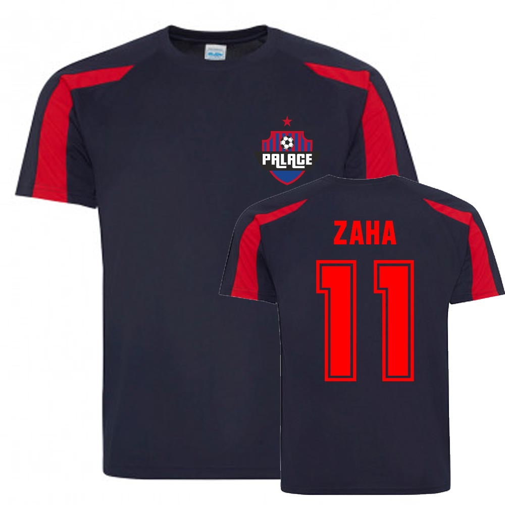 Wilfred Zaha Crystal Palace Sports Training Jersey (Navy-Red)_1