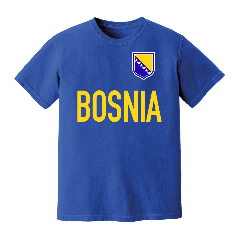 Bosnia National Team Text T-Shirt (Blue)_0