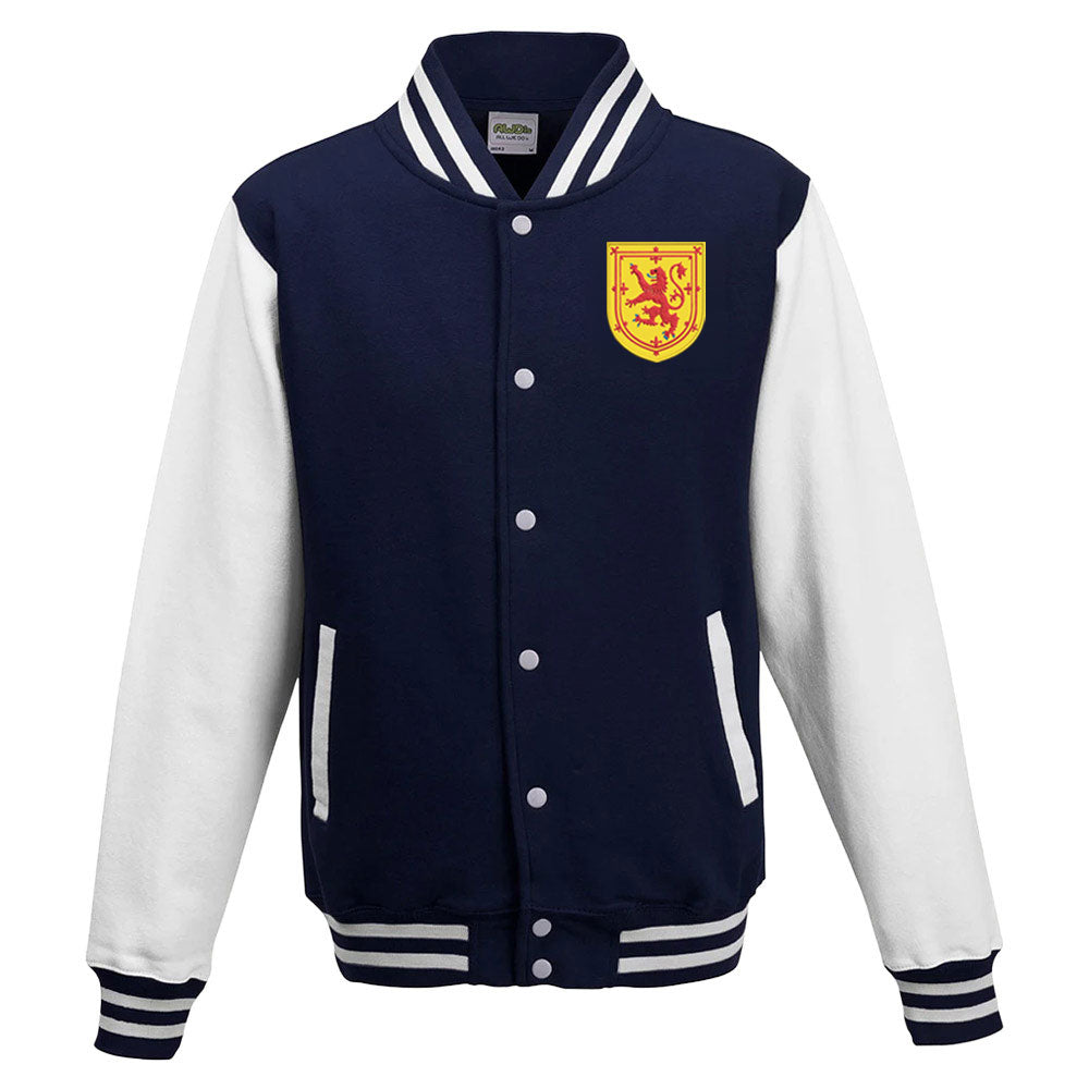 Scotland National Team College Baseball Jacket (Navy)_0