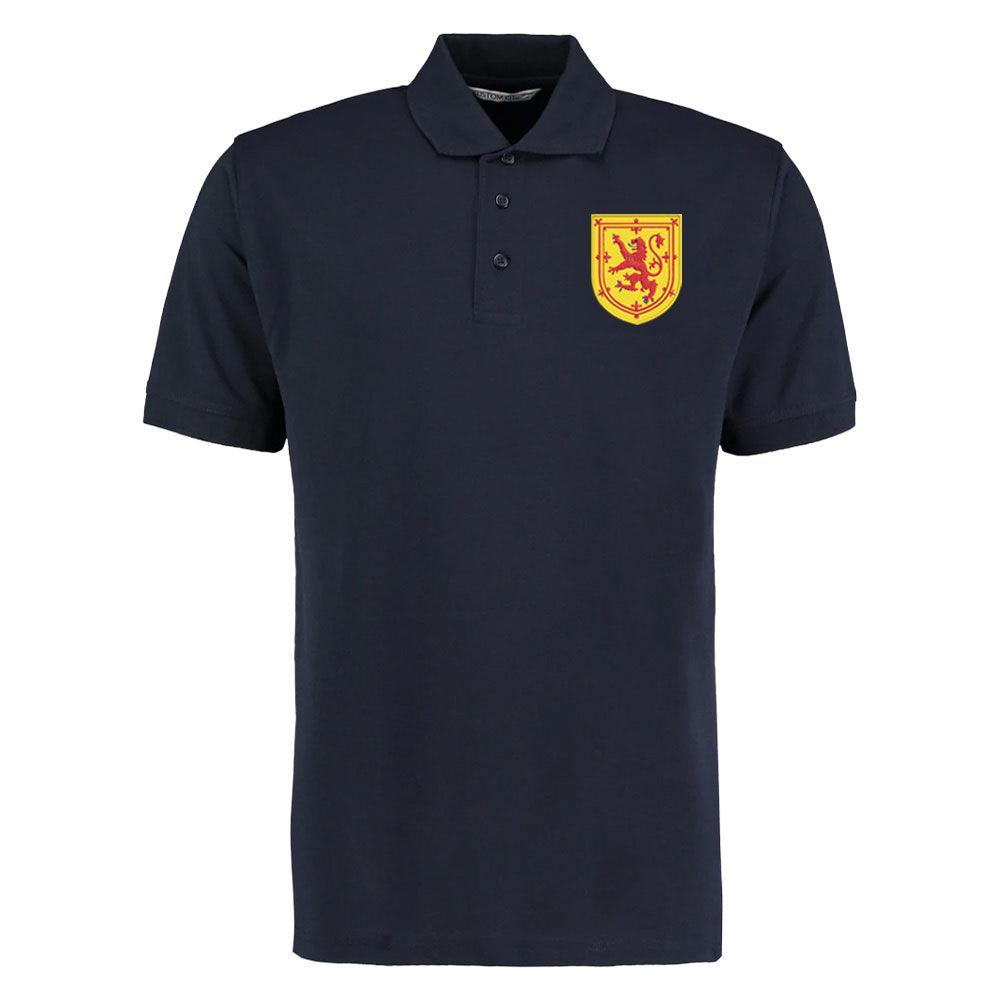 Scotland National Team Embroidered Polo Shirt (Navy)_0