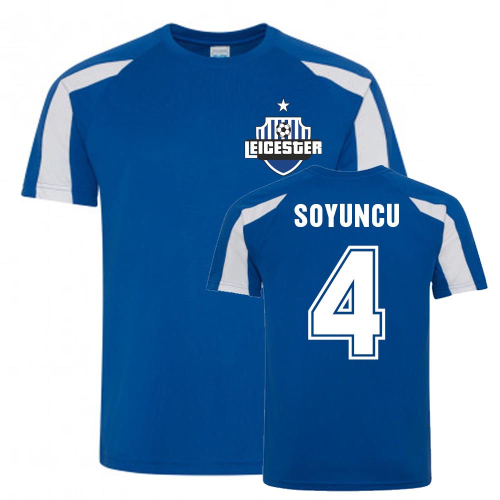 Caglar Soyuncu Leicester City Sports Training Jersey (Blue)_0