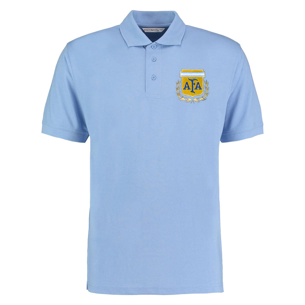 Argentina National Team Embroidered Polo Shirt (Sky Blue)_0