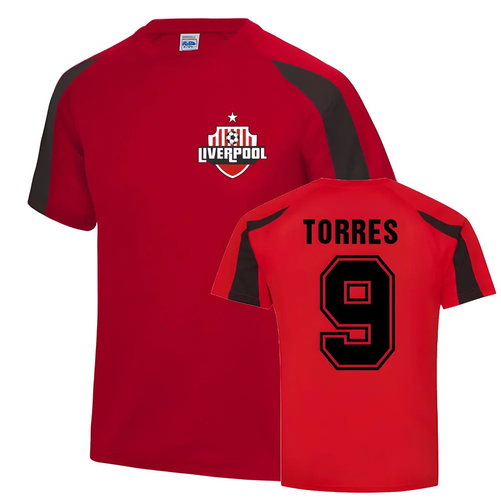 Fernando Torres Liverpool Sports Training Jersey (Red)_1