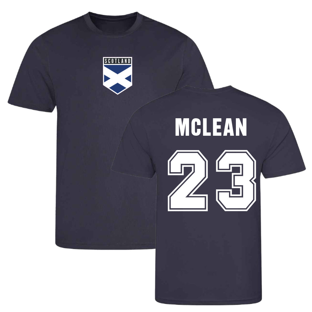 Kenny McLean Scotland Training Jersey (Navy)_0