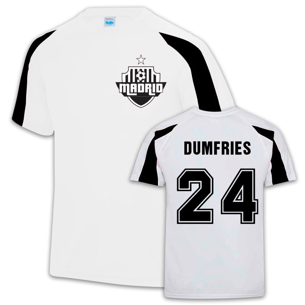 Dumfries Real Madrid Sport Training Jersey (White)_0