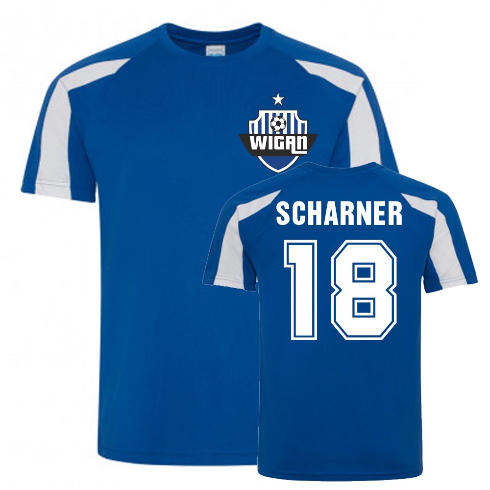 Paul Scharner Wigan Sports Training Jersey (Blue)_0