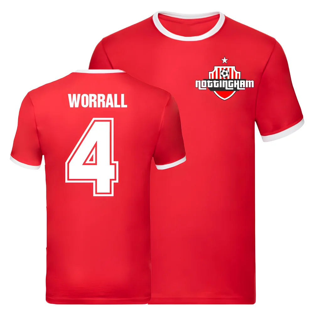 Joe Worrall Nottingham Forest Ringer Tee (Red)_0