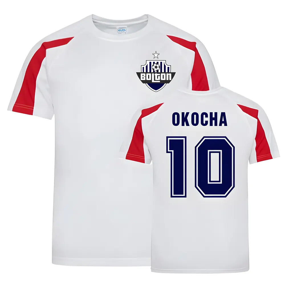 Jay Jay Okocha Bolton Sports Training Jersey (White)_0