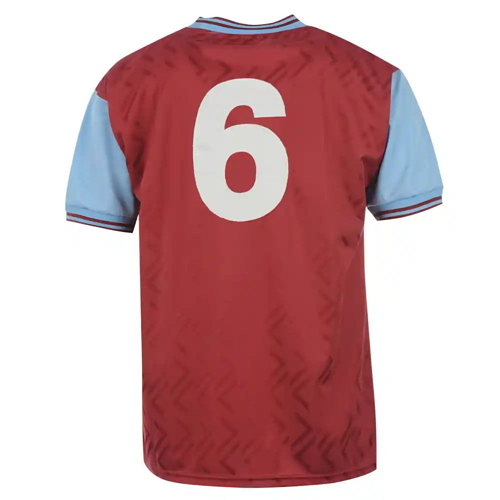 Score Draw West Ham 1994 No6 Home Shirt_2