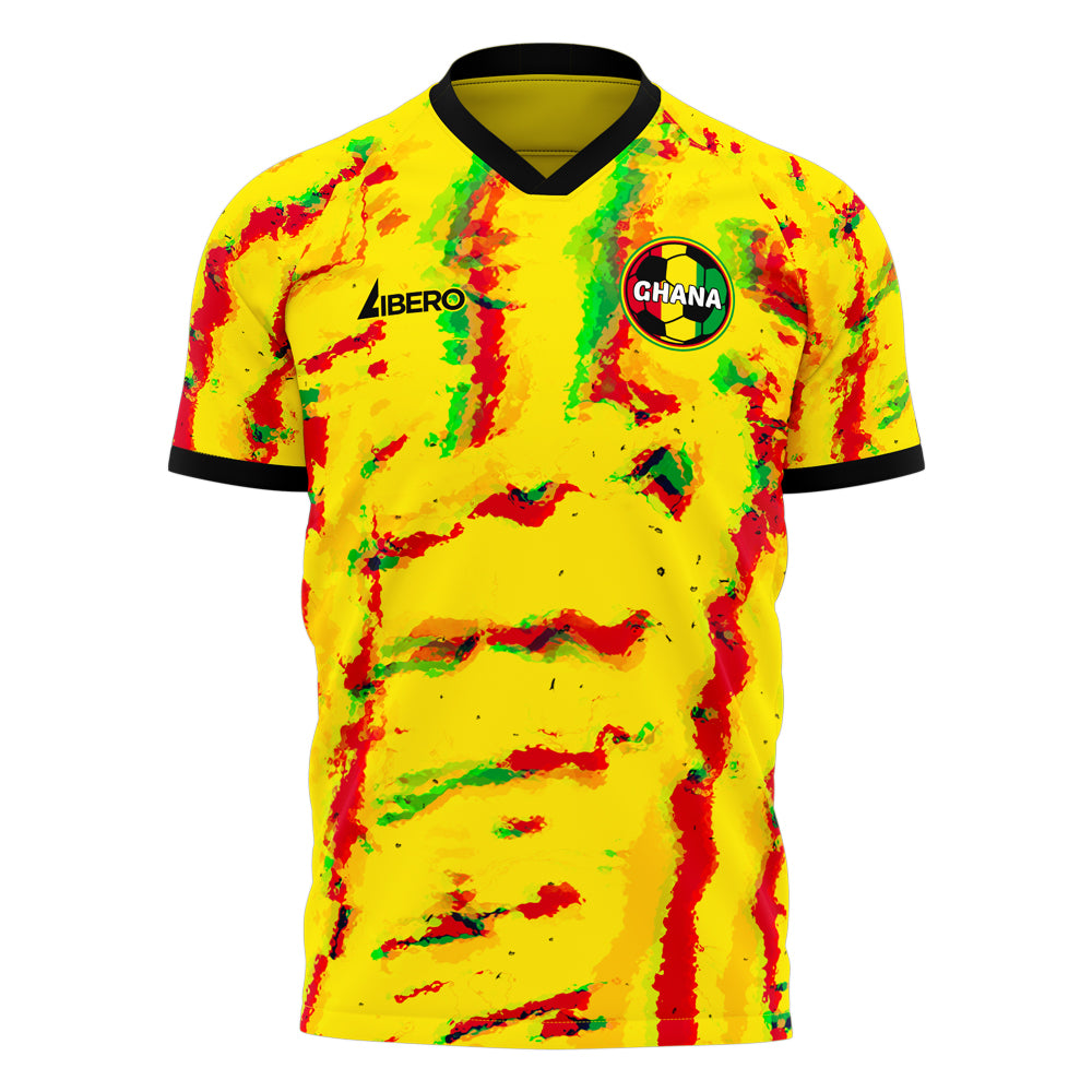 Ghana 2026-2027 Concept Away Shirt (Libero) Kids Short Sleeve_0