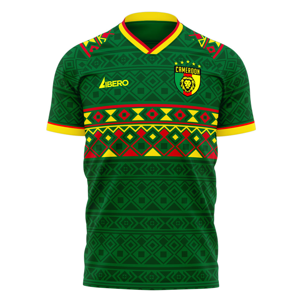 Cameroon 2026-2027 Home Concept Kit (Libero) Kids Short Sleeve_0