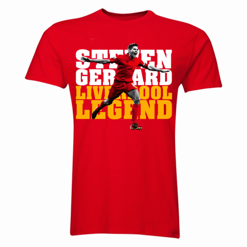 Steven Gerrard Liverpool Player T-Shirt (red) - Kids_0