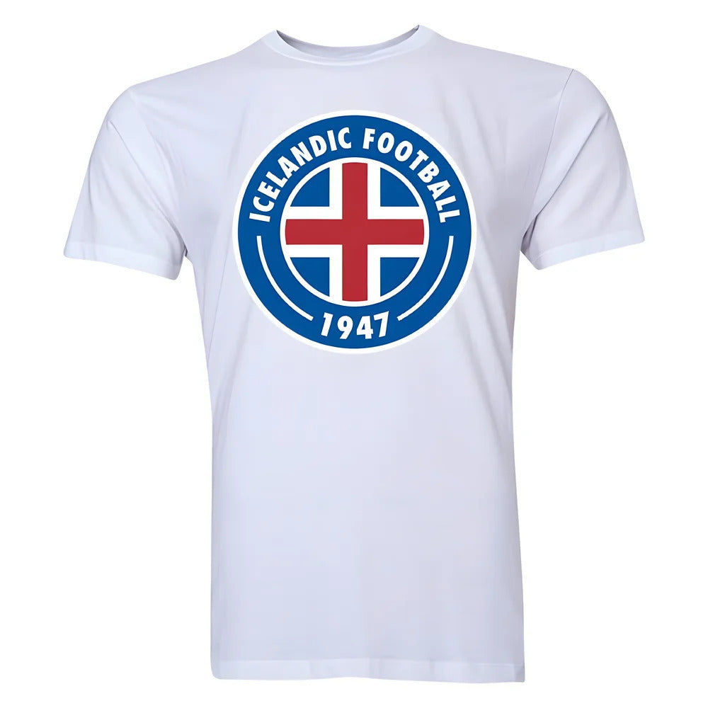 Iceland Core Logo T-Shirt (White) - Kids_1