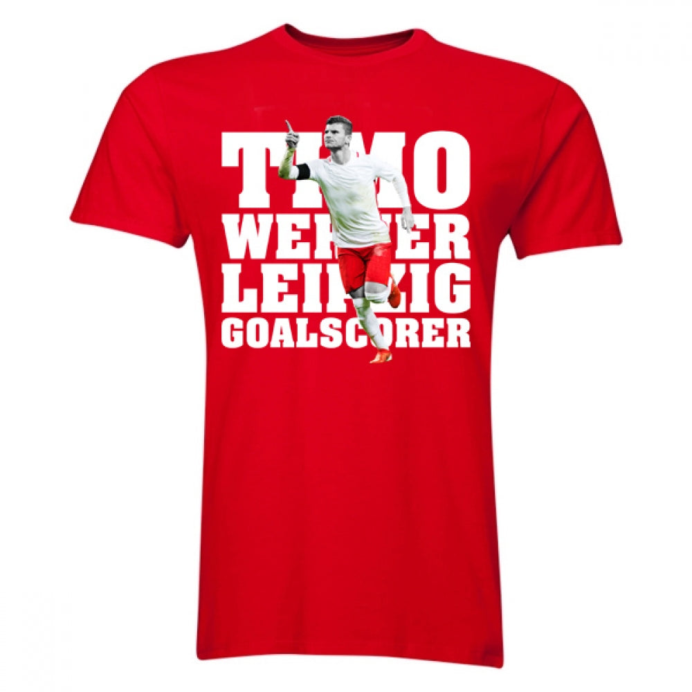 Timo Werner Player T-Shirt (Red) - Kids_1