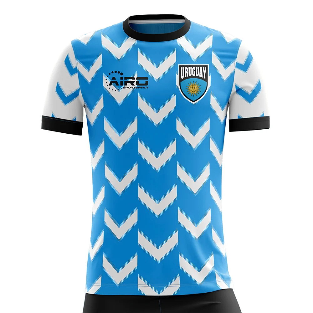 2025-2026 Uruguay Home Concept Football Shirt (L. Suarez 9) - Kids_2