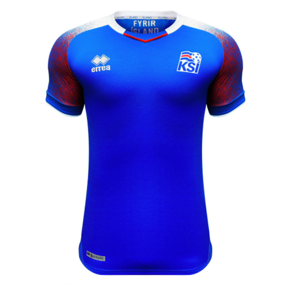 2018-2019 Iceland Home Errea Football Shirt ((Mint) L)_0