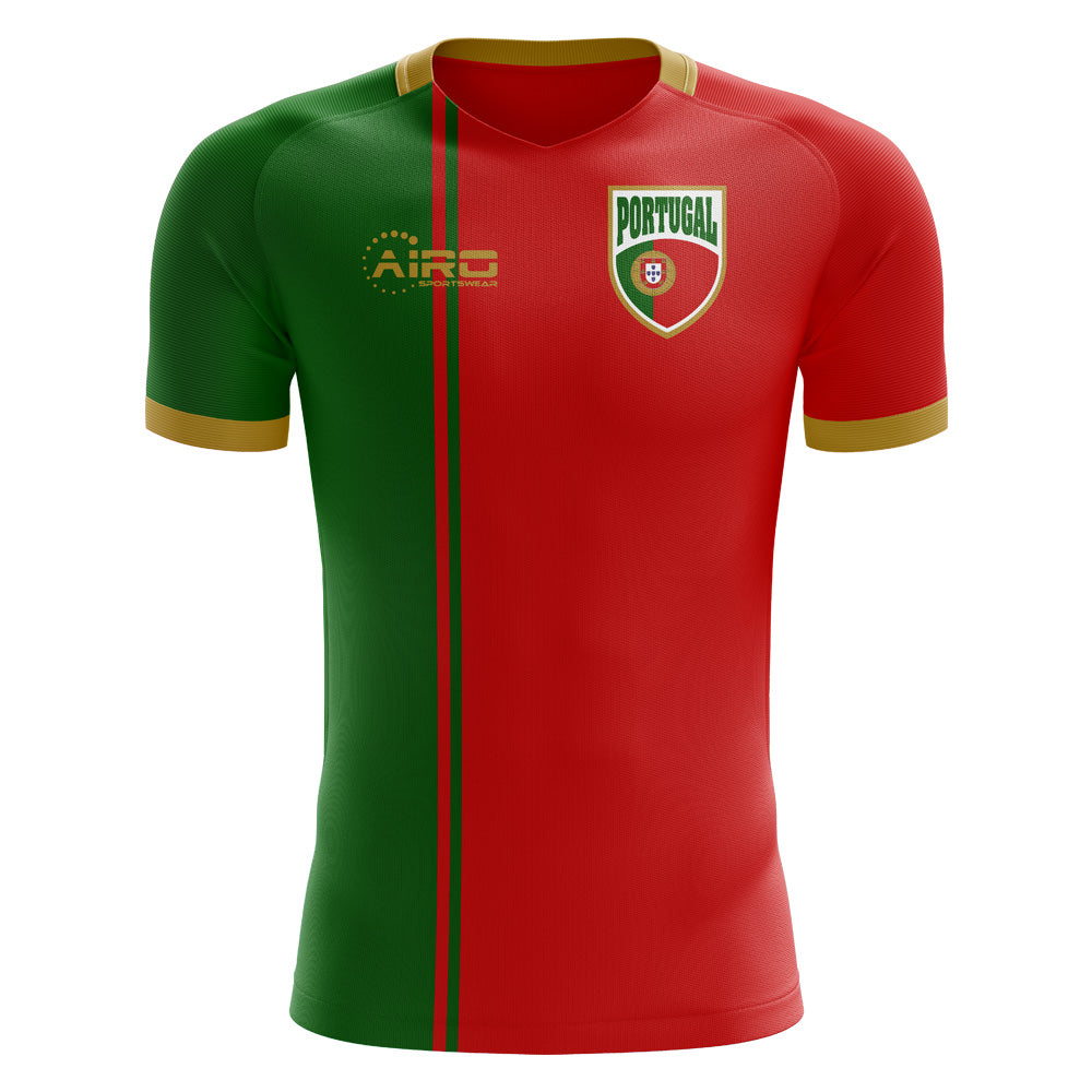 2025-2026 Portugal Flag Home Concept Football Shirt_0
