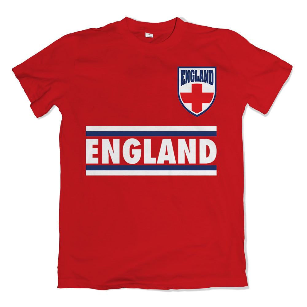 England Shield Logo T-Shirt (Red)_0