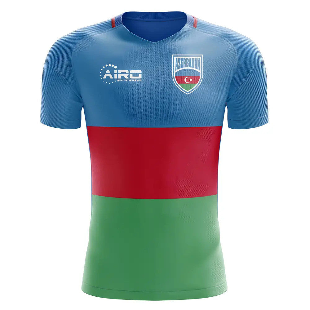 2025-2026 Azerbaijan Home Concept Football Shirt - Kids (Long Sleeve)_0