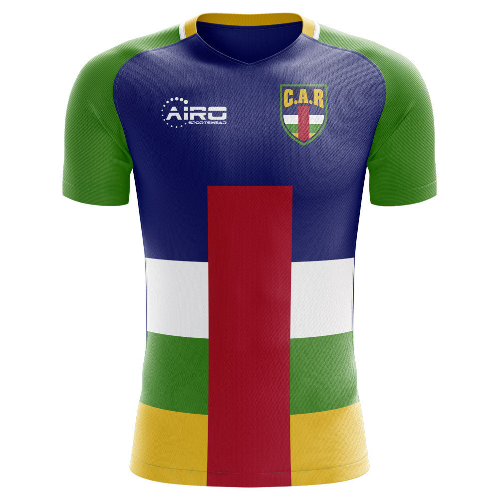 2025-2026 Central African Republic Home Concept Football Shirt - Kids (Long Sleeve)_0