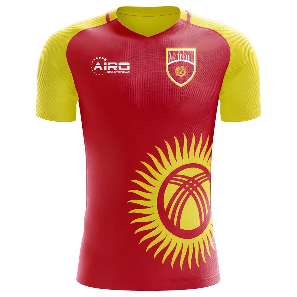 2025-2026 Kyrgyzstan Home Concept Football Shirt - Kids (Long Sleeve)_0