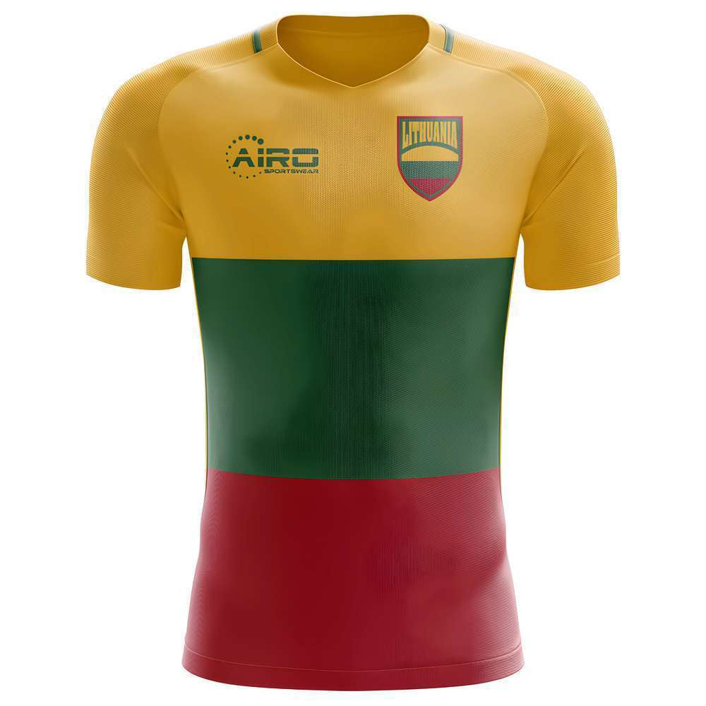 2025-2026 Lithuania Home Concept Football Shirt - Little Boys_0