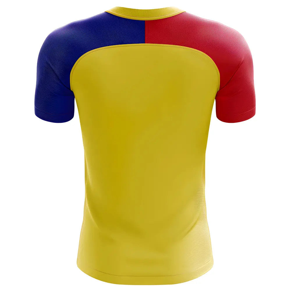 2025-2026 Moldova Home Concept Football Shirt - Kids (Long Sleeve)_1