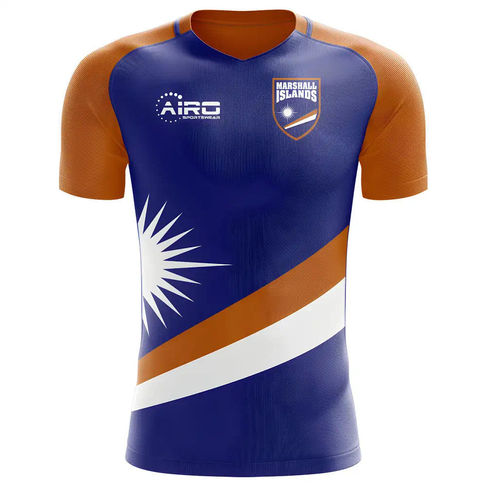 2025-2026 Marshall Islands Home Concept Football Shirt - Kids (Long Sleeve)_0
