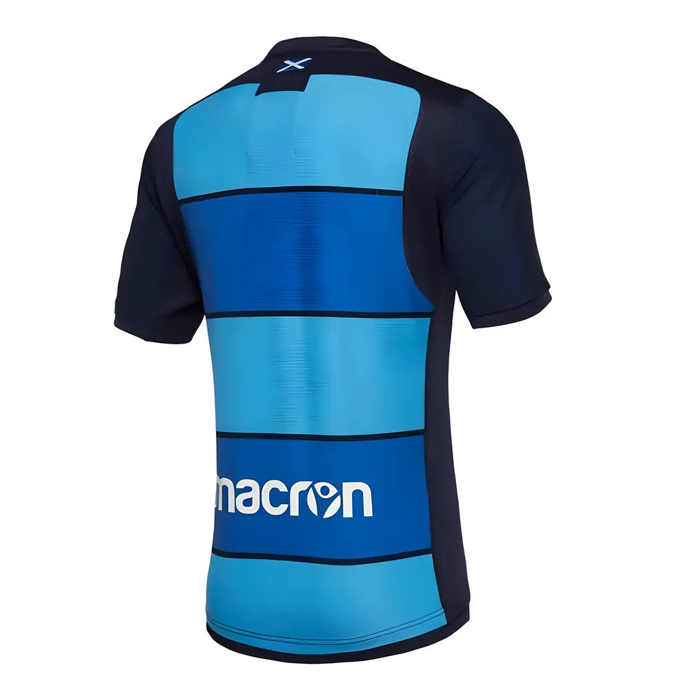 2018-2019 Scotland Macron Rugby Training Jersey (Blue) - Kids_1