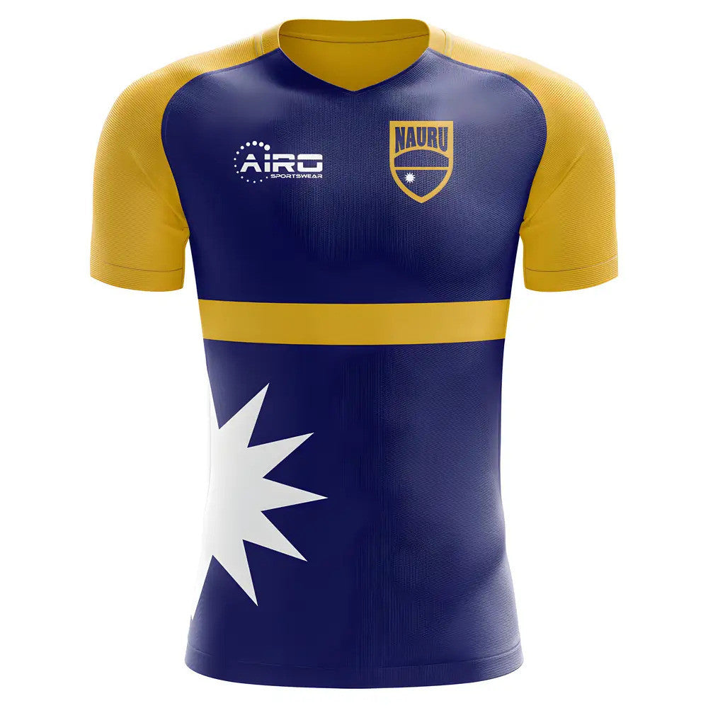 2025-2026 Nauru Home Concept Football Shirt - Kids (Long Sleeve)_0