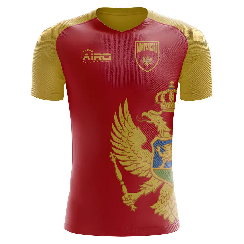 2025-2026 Montenegro Home Concept Football Shirt (Kids)_0