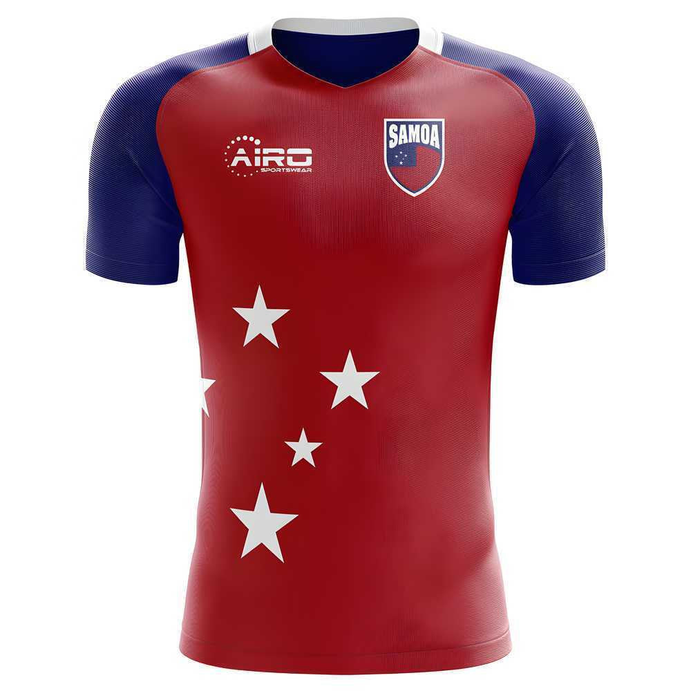 2025-2026 Samoa Home Concept Football Shirt - Kids (Long Sleeve)_0