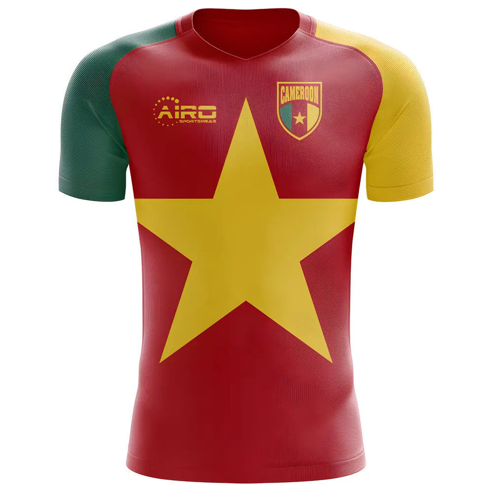 2025-2026 Cameroon Flag Concept Football Shirt - Little Boys_0