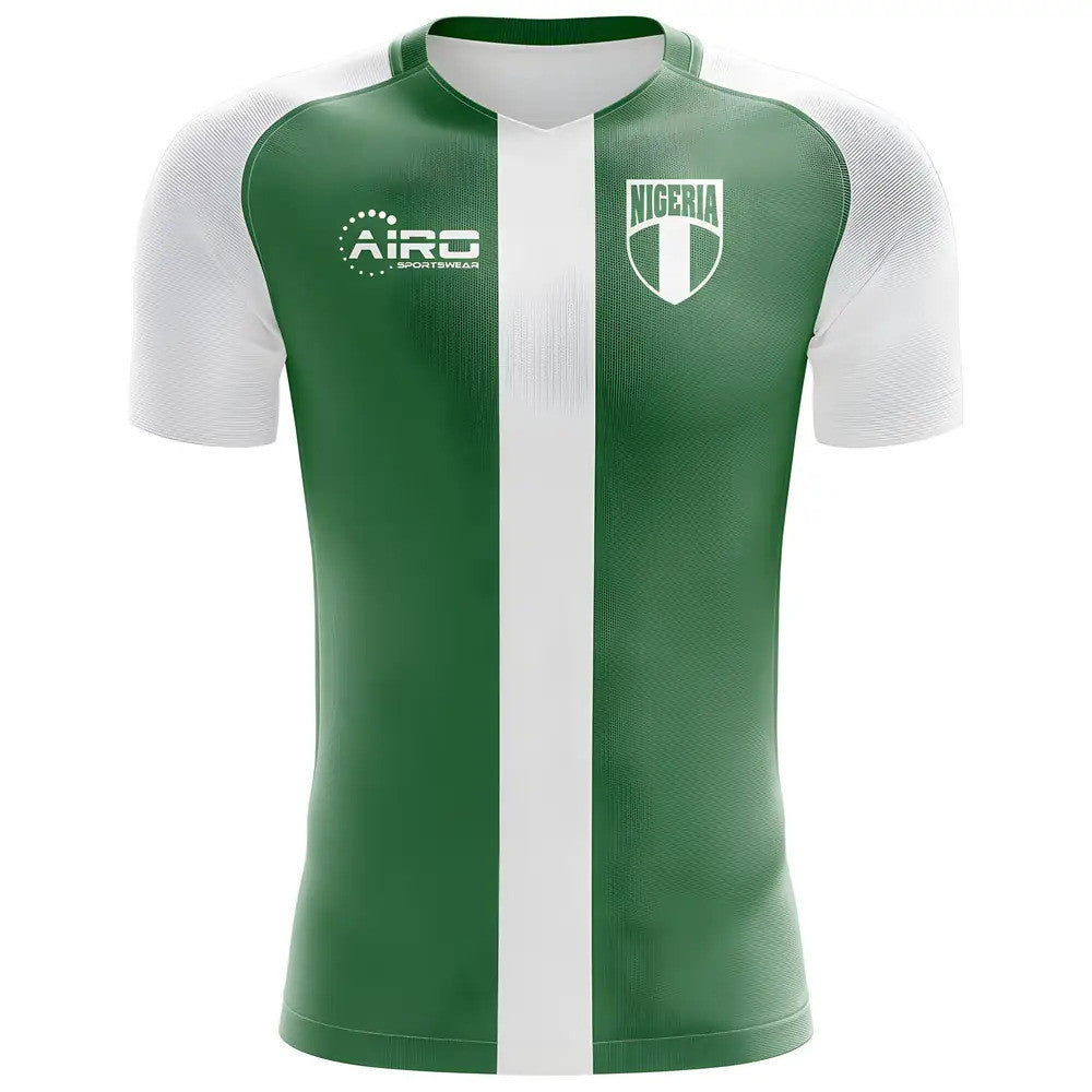 2025-2026 Nigeria Flag Home Concept Football Shirt - Kids (Long Sleeve)_0