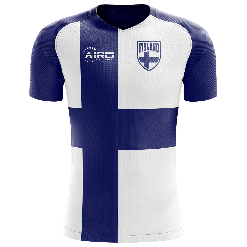2025-2026 Finland Flag Concept Football Shirt (Kids)_0